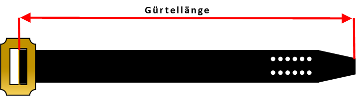 Ledergürtel 80 mm Breite Schwarz